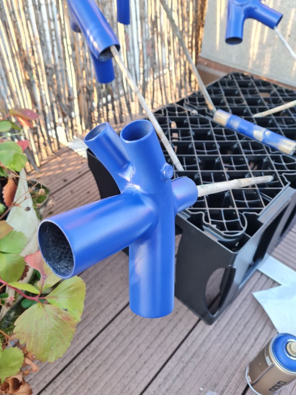 Cobalt blue carbon lugs